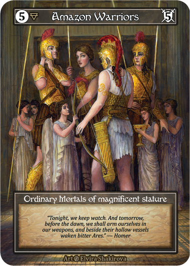 Amazon Warriors - foil - Booster