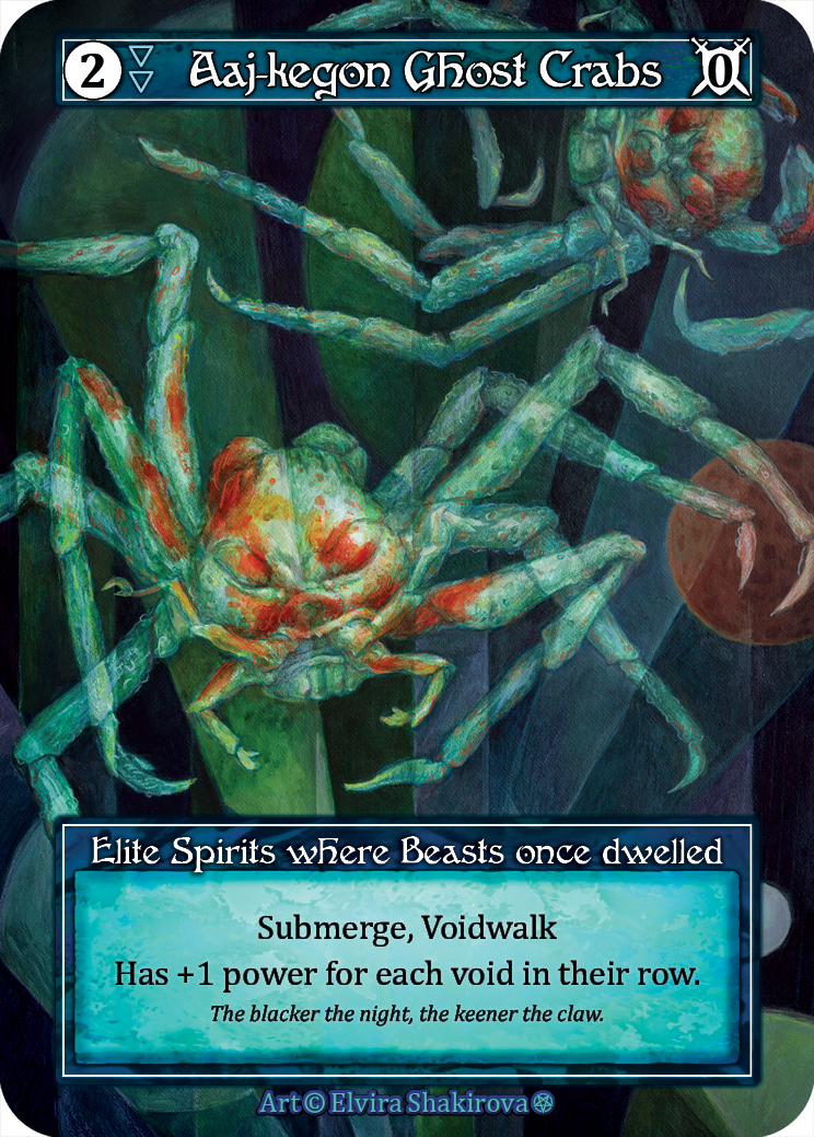Aaj-kegon Ghost Crabs - foil - Booster