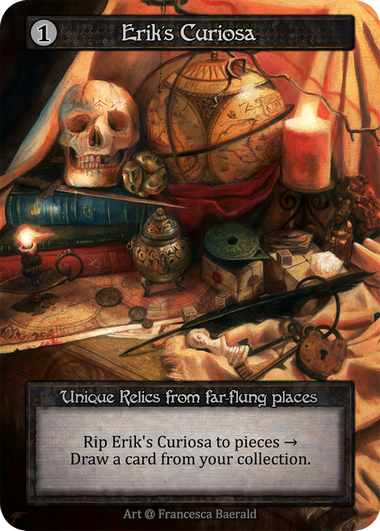Erik's Curiosa — ilustração de Francesca Baerald