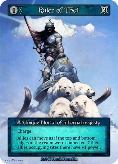 Ruler of Thul — ilustração de Frank Frazetta