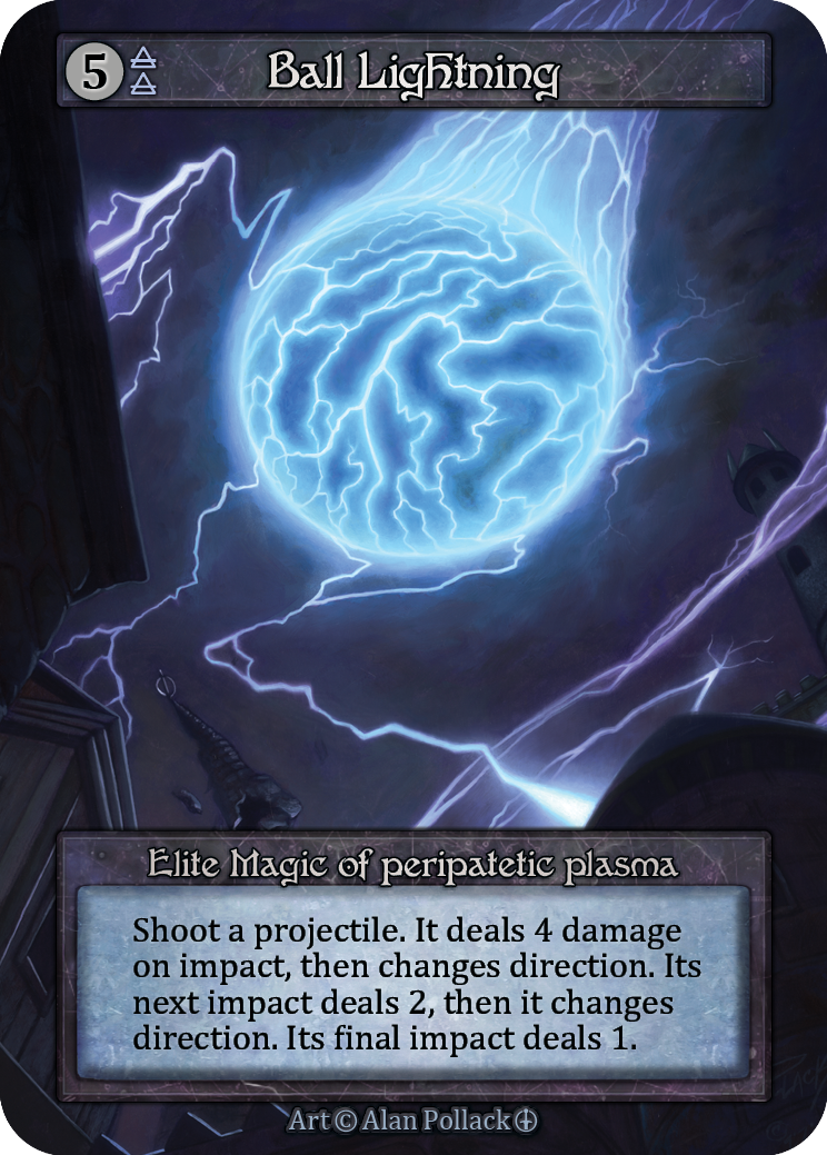 Ball Lightning — ilustração de Alan Pollack