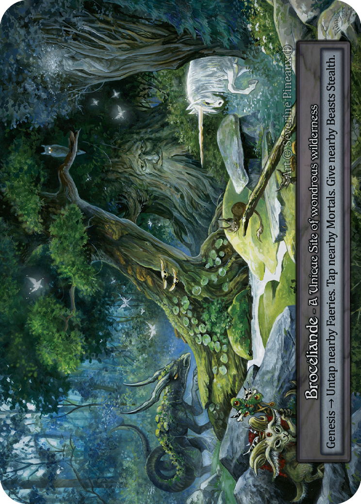 Brocéliande — ilustração de Séverine Pineaux