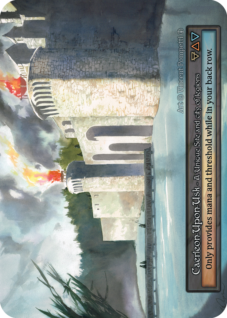 Caerleon-Upon-Usk — ilustração de Vincent Pompetti