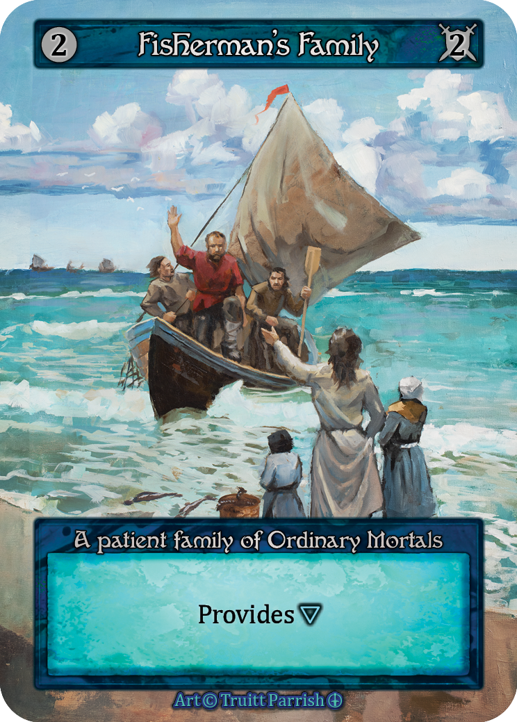 Fisherman's Family — ilustração de Truitt Parrish