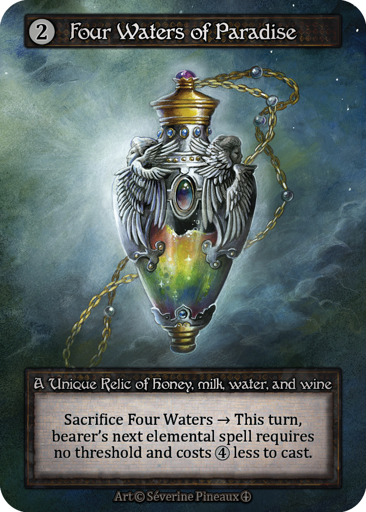 Four Waters of Paradise — ilustração de Séverine Pineaux