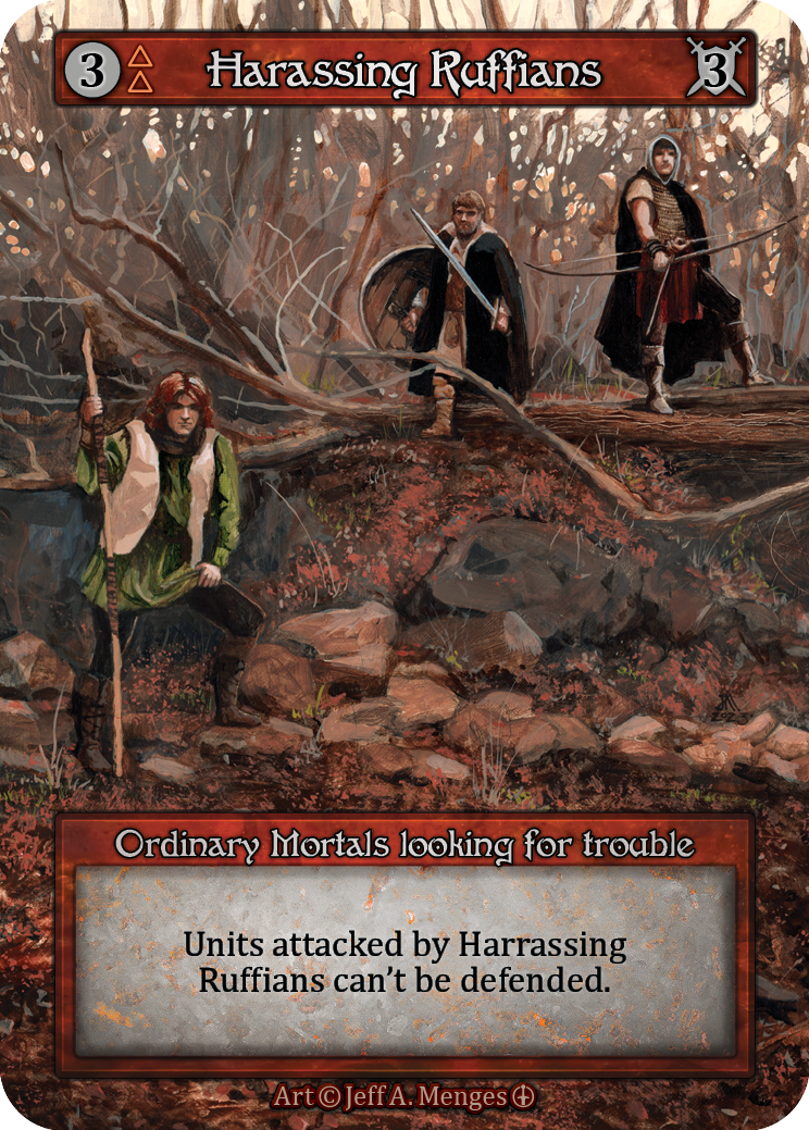Harassing Ruffians — ilustração de Jeff A. Menges