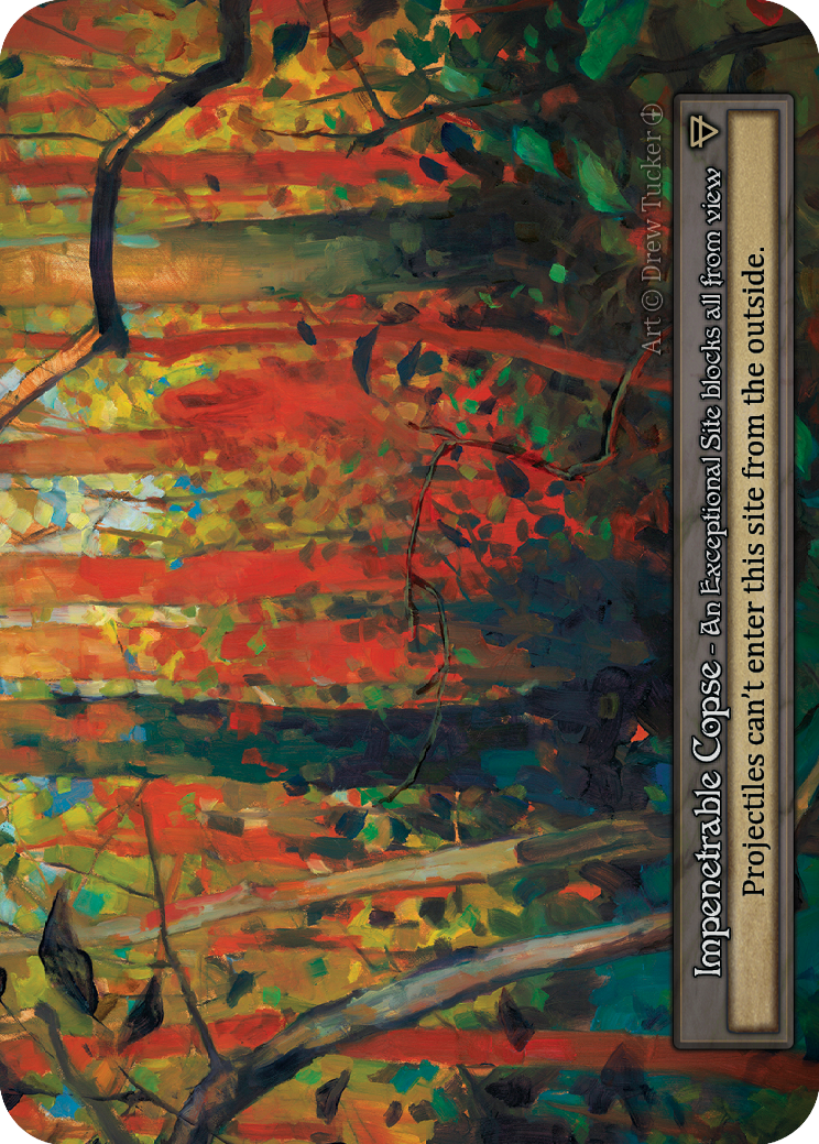Impenetrable Copse — ilustração de Drew Tucker