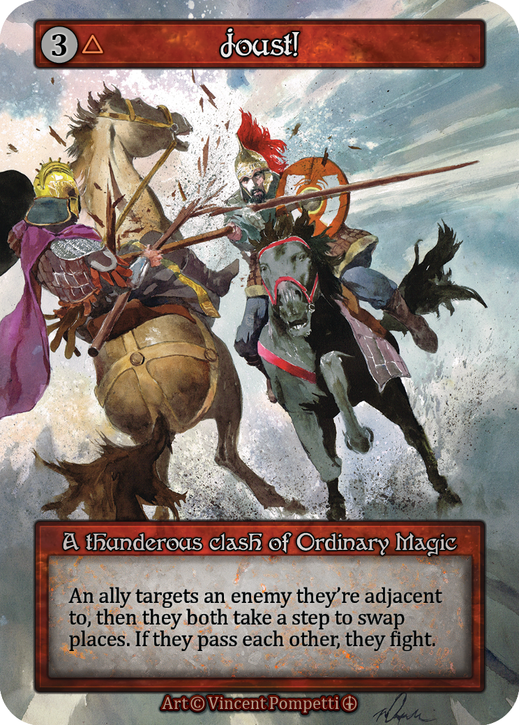 Joust! — ilustração de Vincent Pompetti