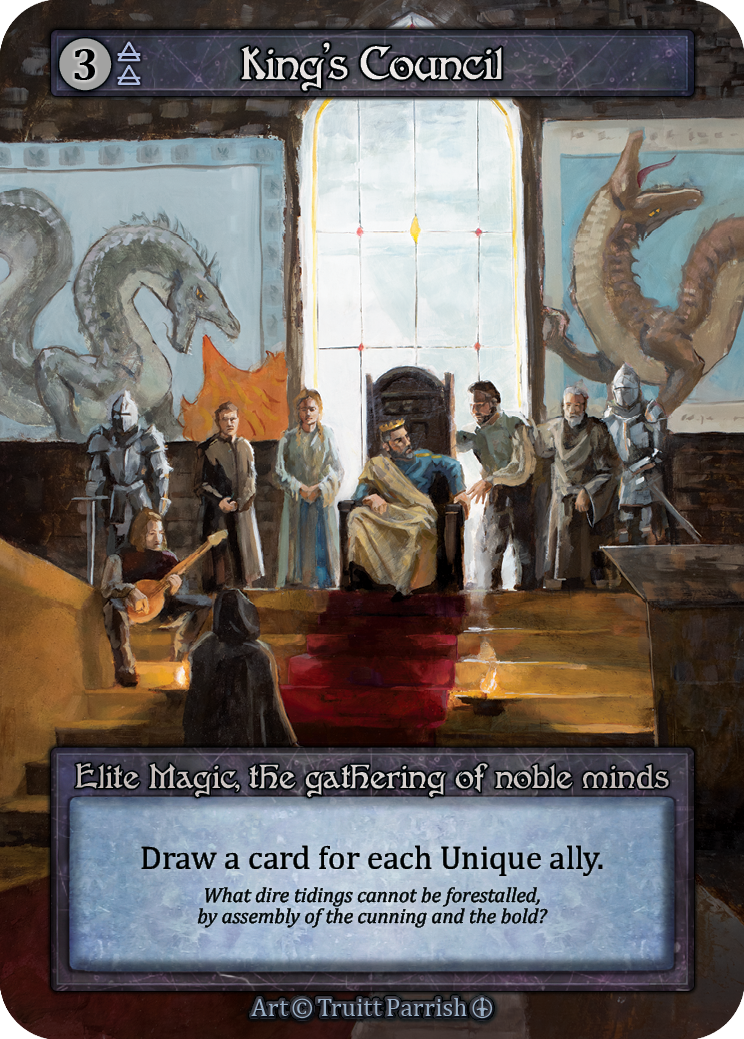 King's Council — ilustração de Truitt Parrish