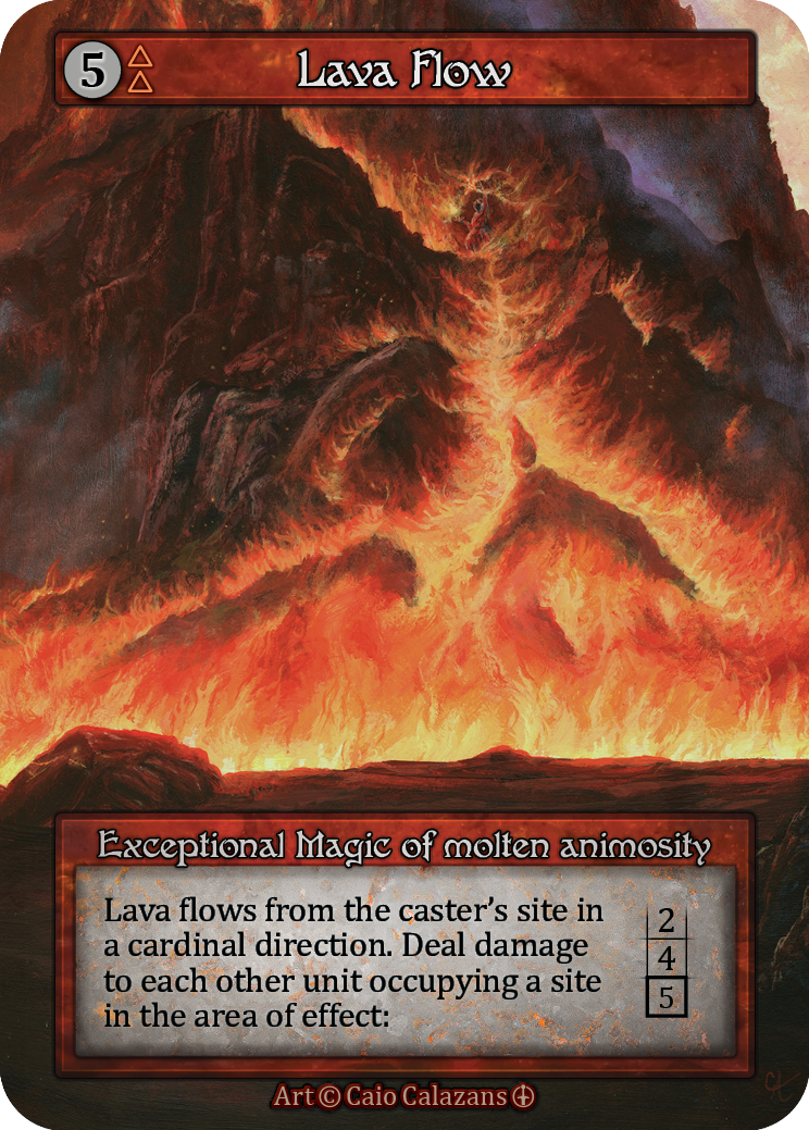 Lava Flow — ilustração de Caio Calazans