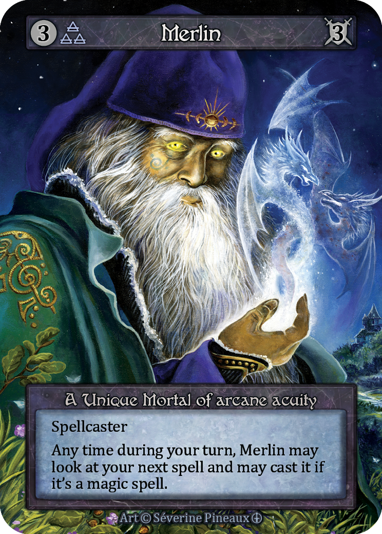 Merlin — ilustração de Séverine Pineaux