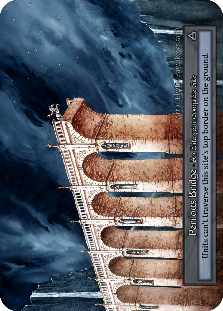 Perilous Bridge — ilustração de Elwira Pawlikowska