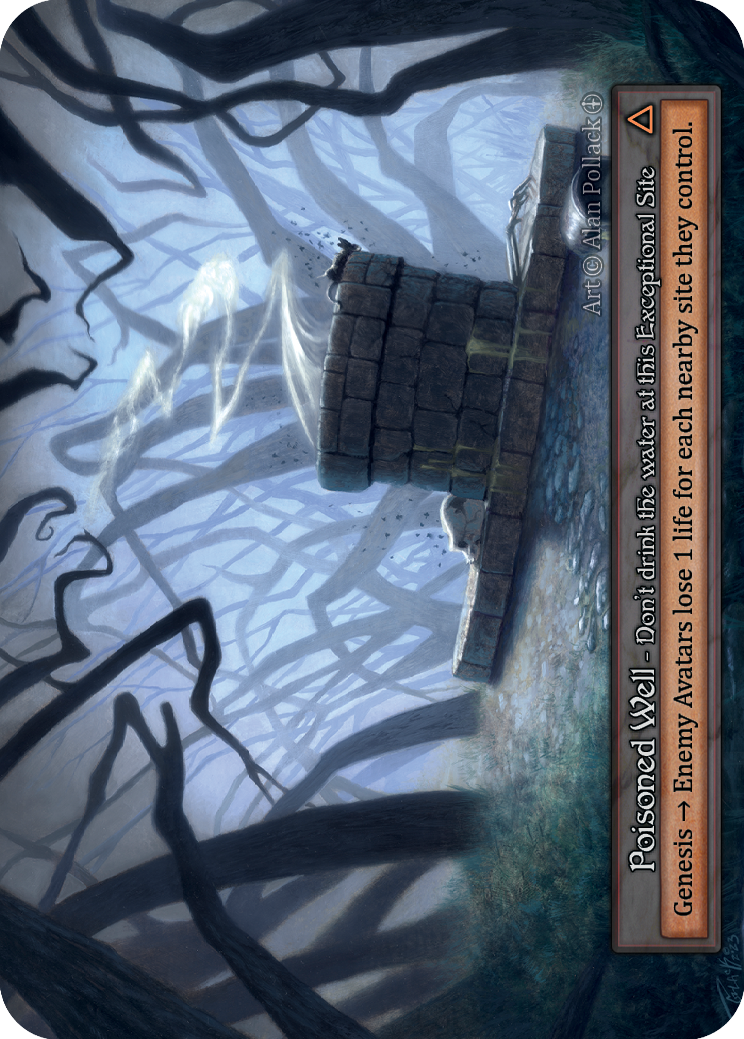 Poisoned Well — ilustração de Alan Pollack