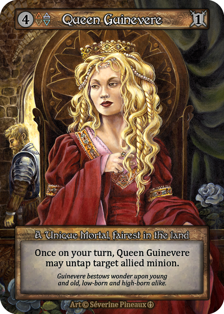 Queen Guinevere — ilustração de Séverine Pineaux