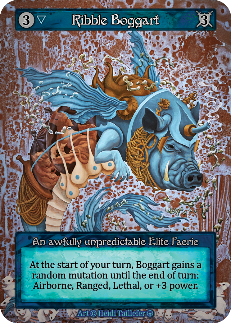 Ribble Boggart — ilustração de Heidi Taillefer