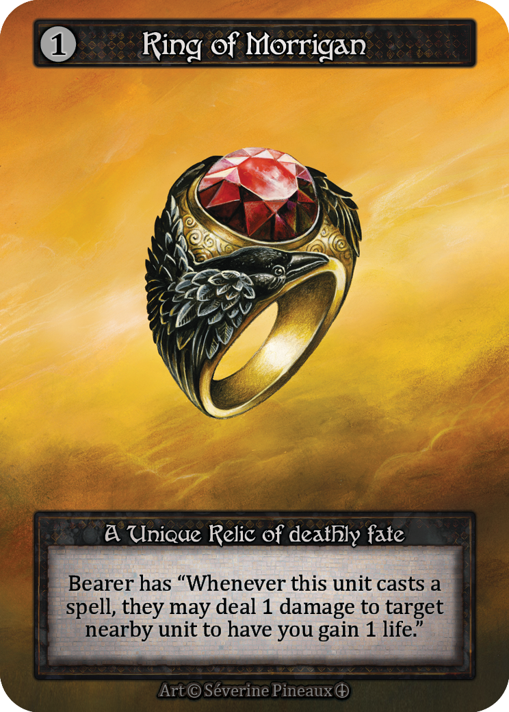 Ring of Morrigan — ilustração de Séverine Pineaux