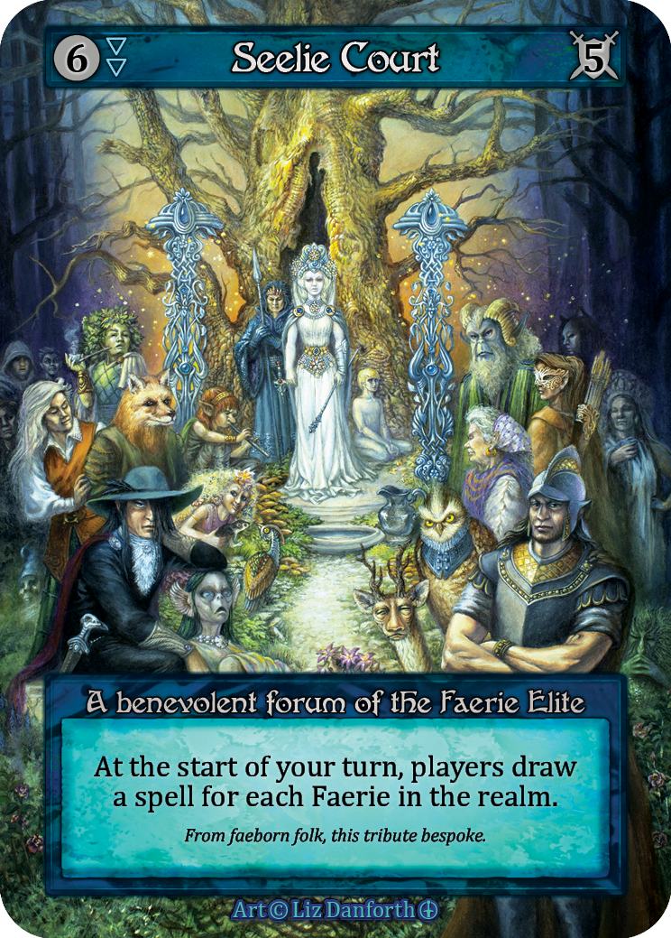 Seelie Court — ilustração de Liz Danforth