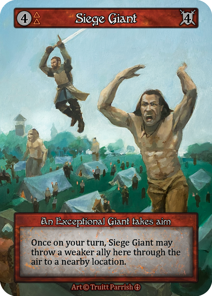 Siege Giant — ilustração de Truitt Parrish