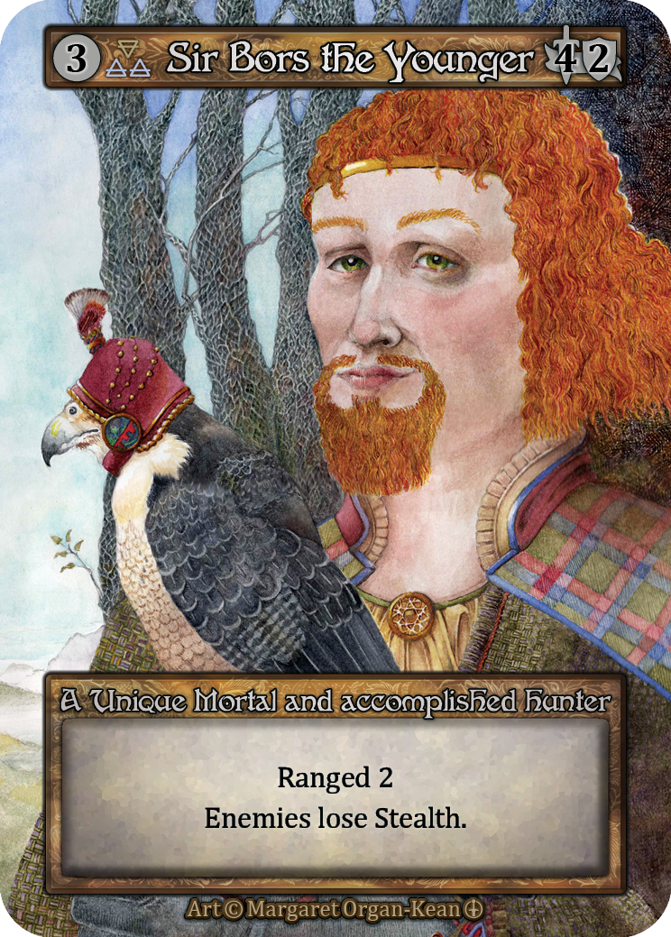 Sir Bors the Younger — ilustração de Margaret Organ-Kean