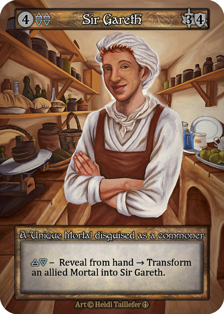Sir Gareth — ilustração de Heidi Taillefer