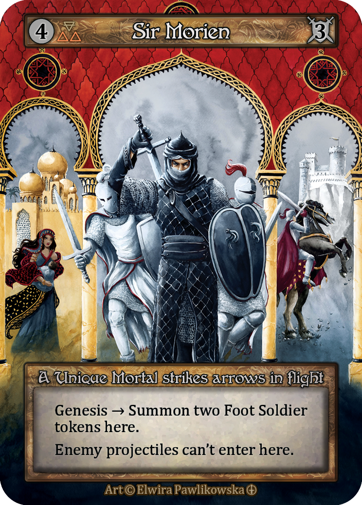 Sir Morien — ilustração de Elwira Pawlikowska