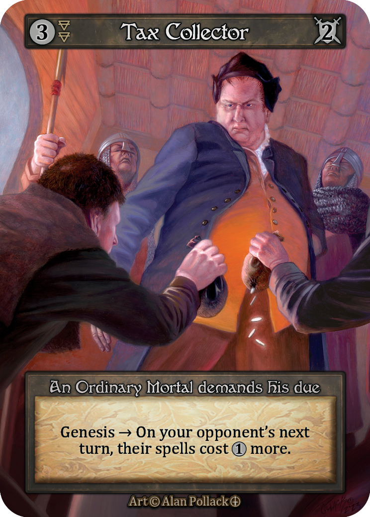 Tax Collector — ilustração de Alan Pollack