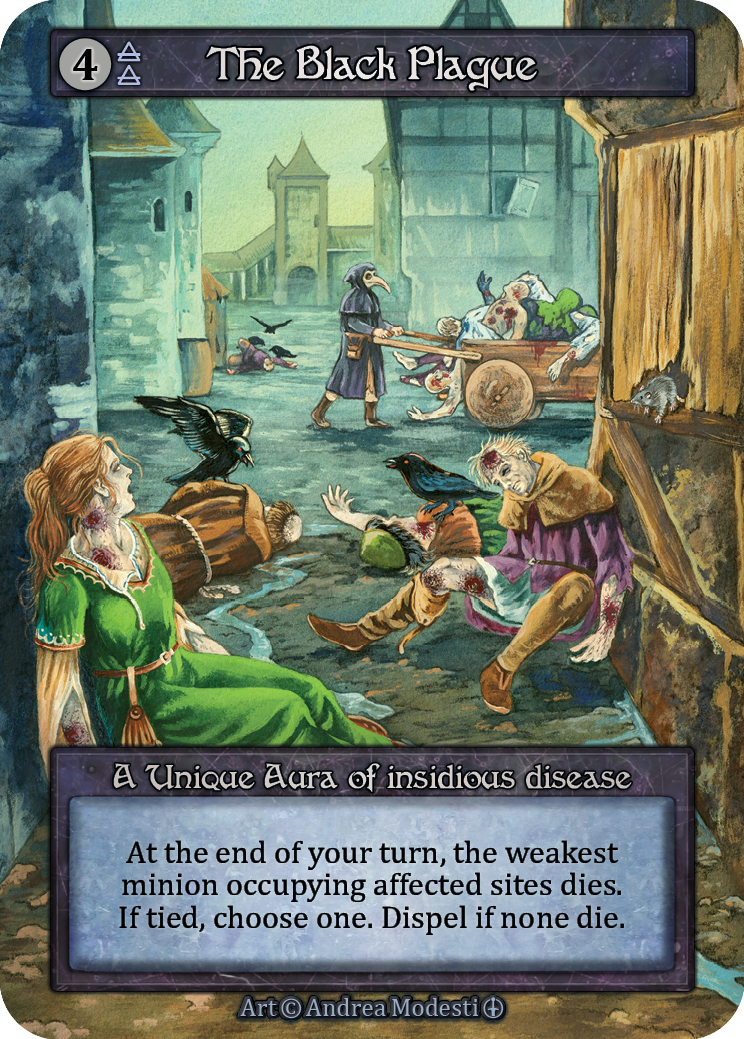 The Black Plague — ilustração de Andrea Modesti