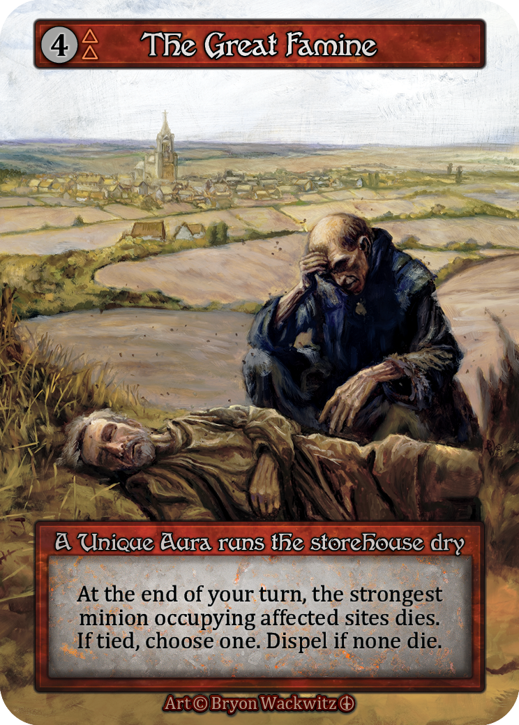 The Great Famine — ilustração de Bryon Wackwitz