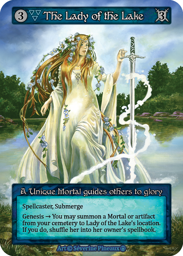 The Lady of the Lake — ilustração de Séverine Pineaux