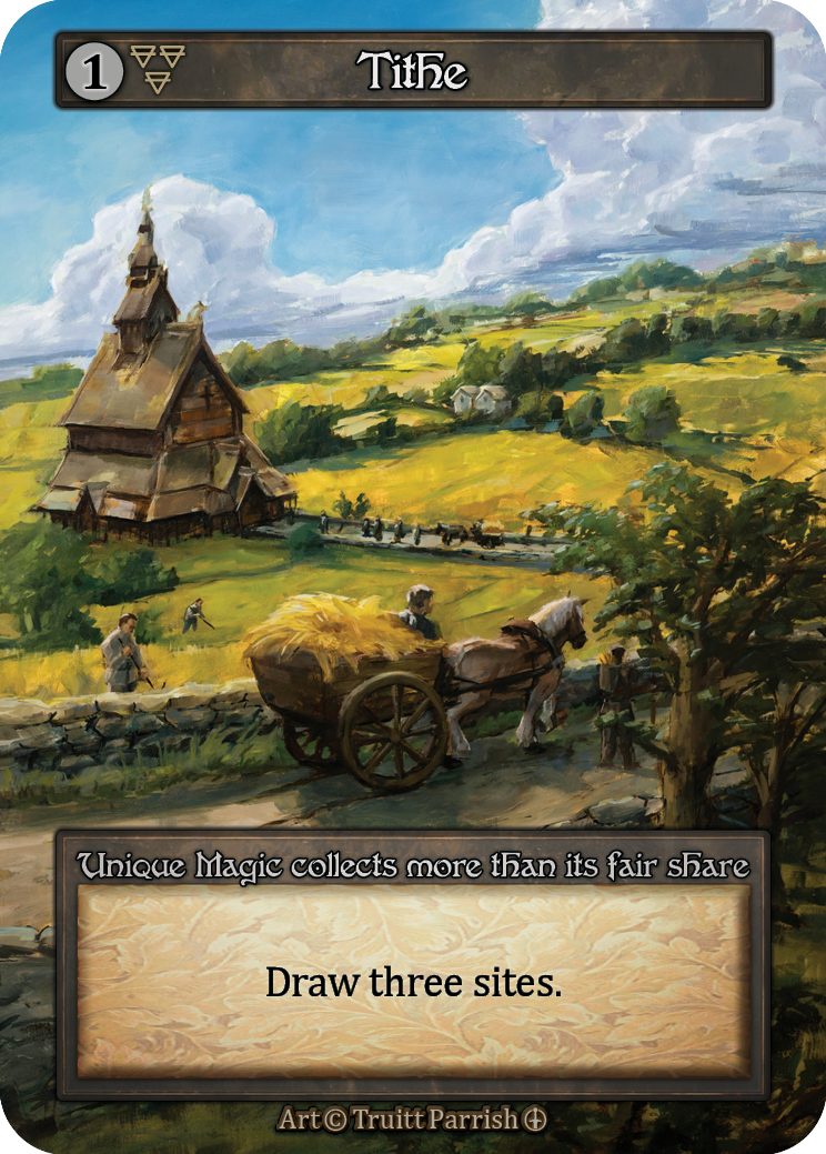 Tithe — ilustração de Truitt Parrish
