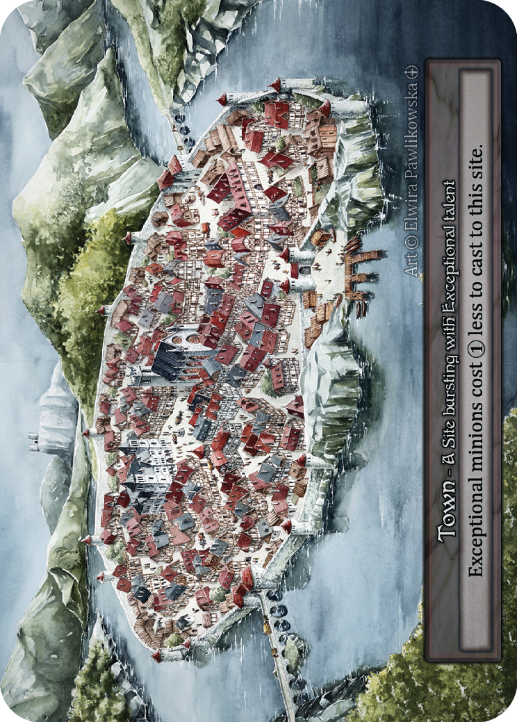 Town — ilustração de Elwira Pawlikowska