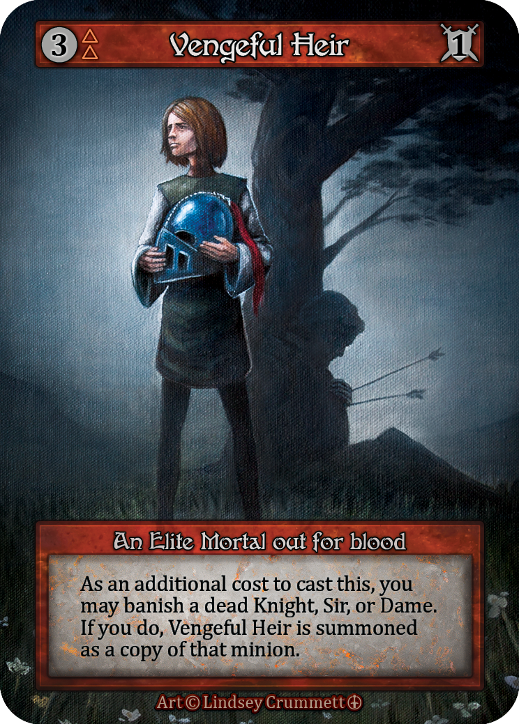 Vengeful Heir — ilustração de Lindsey Crummett