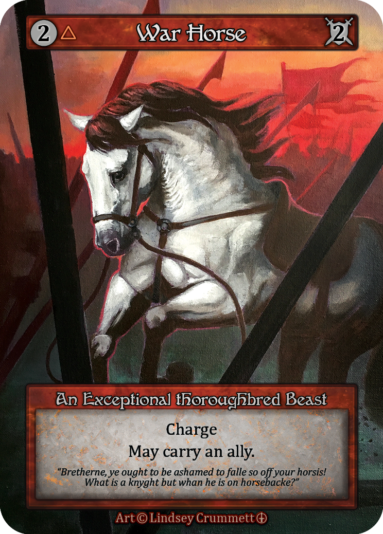 War Horse — ilustração de Lindsey Crummett