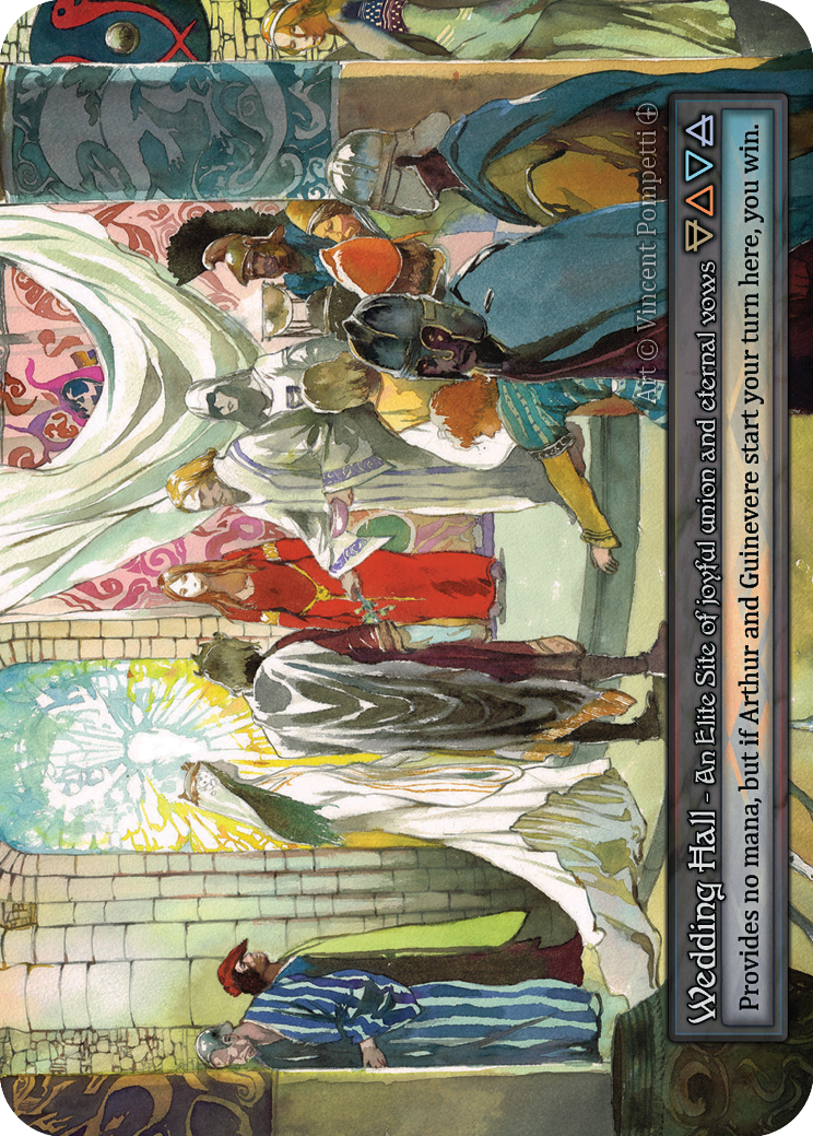 Wedding Hall — ilustração de Vincent Pompetti