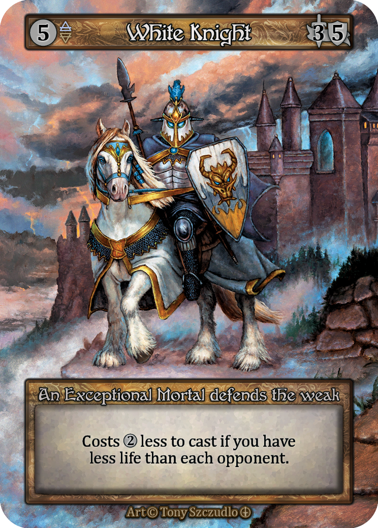 White Knight — ilustração de Tony Szczudlo