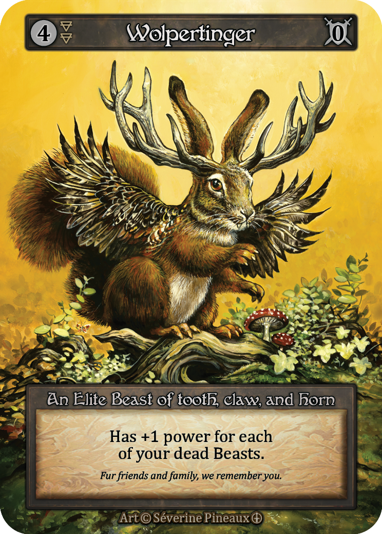 Wolpertinger — ilustração de Séverine Pineaux