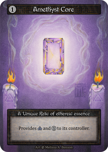 Amethyst Core — ilustração de Melissa A. Benson