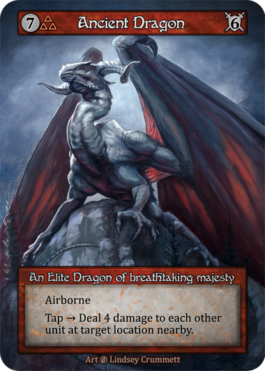 Ancient Dragon — ilustração de Lindsey Crummett