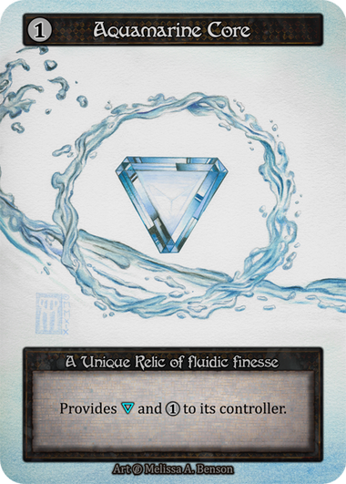 Aquamarine Core — ilustração de Melissa A. Benson