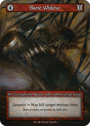Bane Widow — ilustração de Brian Smith
