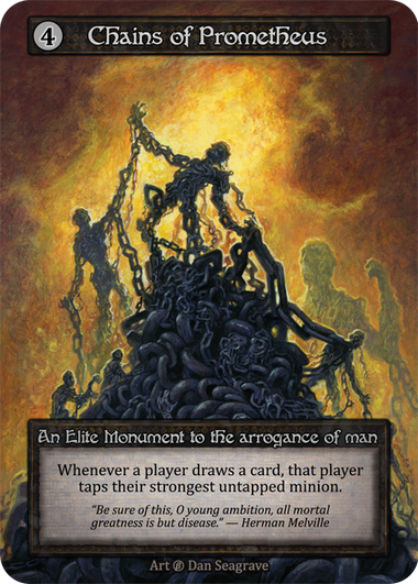 Chains of Prometheus — ilustração de Dan Seagrave