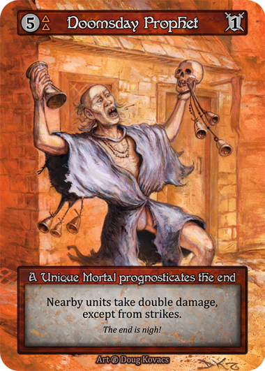 Doomsday Prophet — ilustração de Doug Kovacs