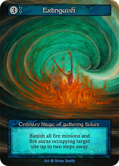 Extinguish — ilustração de Brian Smith
