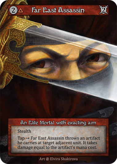 Far East Assassin — ilustração de Elvira Shakirova