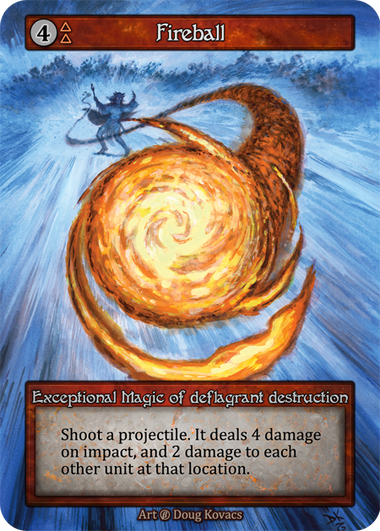 Fireball — ilustração de Doug Kovacs