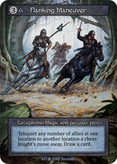 Flanking Maneuver — ilustração de Tony Szczudlo