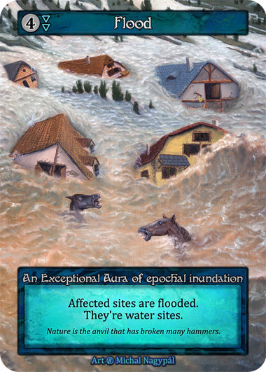 Flood — ilustração de Michal Nagypál