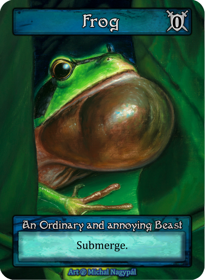 Frog (Green) — ilustração de Michal Nagypál