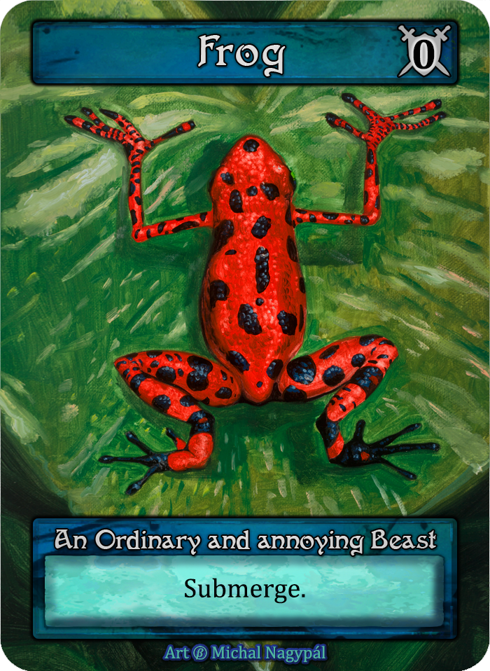 Frog (Red) — ilustração de Michal Nagypál