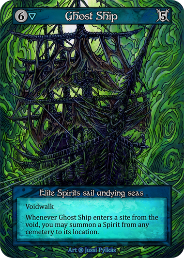 Ghost Ship — ilustração de Jussi Pylkäs